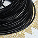 Leather cord 4 mm Black 50 cm genuine leather. Cords. agraf. My Livemaster. Фото №4