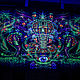 UV luminous painting 'Sacred Cobra', Ritual attributes, Moscow,  Фото №1