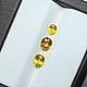 Желтый природный сапфир. 0,44ct, 0,90ct, Кабошоны, Москва,  Фото №1