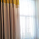 The curtains are textured with mustard edging. Curtains1. Designer-Mart (designer-mart). My Livemaster. Фото №6