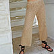 pants: CROCHET PANTS 'KIMI'. Pants. MezhanHook. Online shopping on My Livemaster.  Фото №2