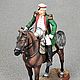 Tin soldier 54 mm. in the painting. Equestrian figure, rider Kutuzov, Model, St. Petersburg,  Фото №1