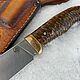 Hunting knife 'Cleaver' Damascus steel. Knives. zlathunter. Online shopping on My Livemaster.  Фото №2