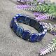 Natural Blue Lapis Lazuli Bracelet. Bead bracelet. naturalkavni. My Livemaster. Фото №5
