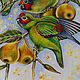 Murals on vinyl Parrots. Pictures. tinaryART (tinaryART). Online shopping on My Livemaster.  Фото №2