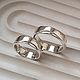 Pair of silver wedding rings (Ob78). Engagement rings. anna-epifanova. My Livemaster. Фото №4