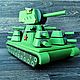 KV-44 tank (reduced version). Machines and robots. Wooden crafts handmade. Online shopping on My Livemaster.  Фото №2
