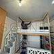 Детская двухъярусная кровать домик с лестницей -  индивидуальный проек. Кровати. SCANDI. Ярмарка Мастеров.  Фото №6