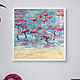 Flamingo, oil Painting, bird painting, Pictures, St. Petersburg,  Фото №1