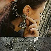 Винтаж handmade. Livemaster - original item Vintage earrings different models. Handmade.