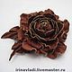 leather flowers, leather flowers, leather goods,leather goods, brown rose leather, brown flower leather headband with the colors of skin, hair Hoop with flower, leather headband, accessories, etc
