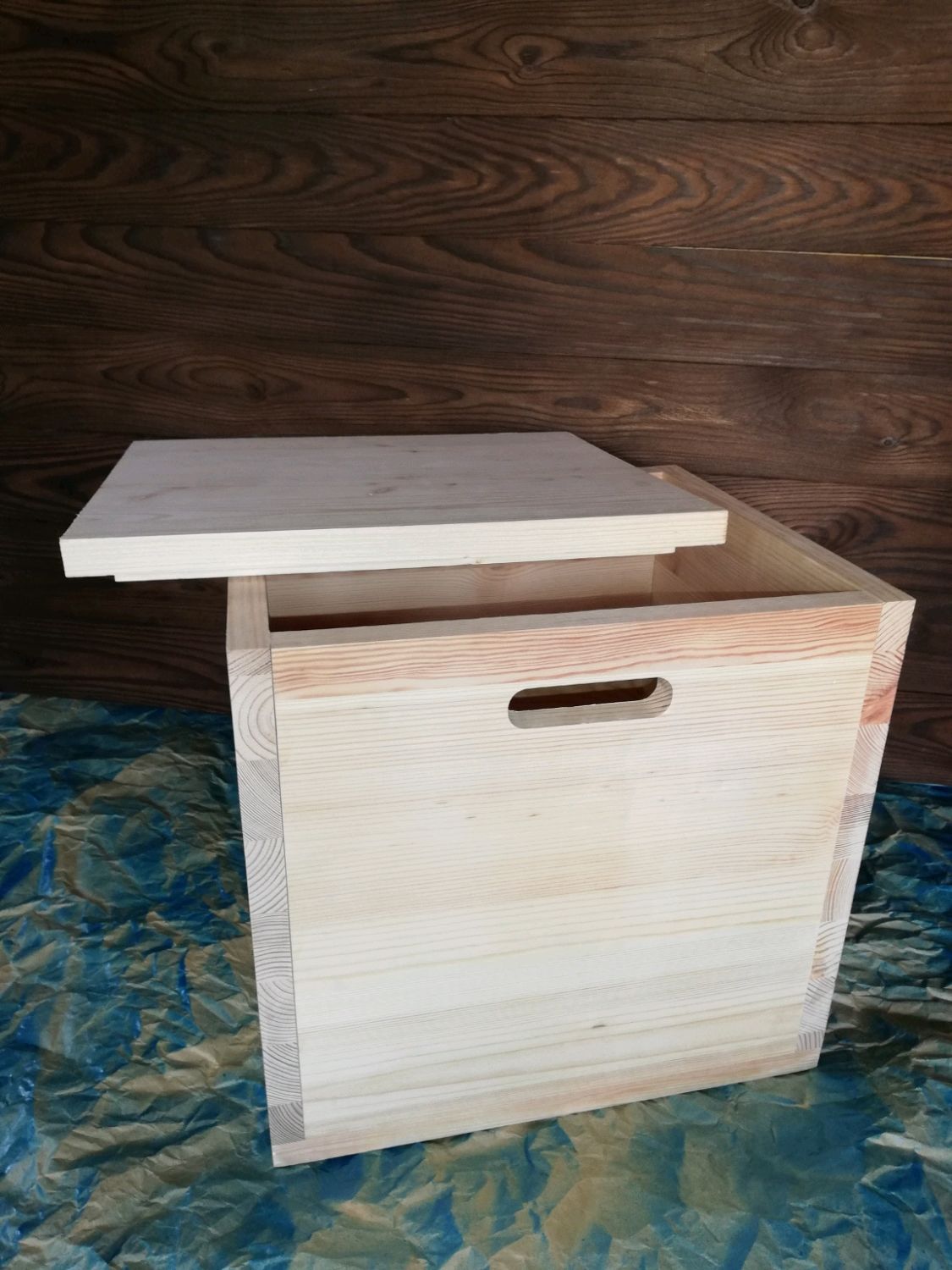 короб деревянный для хранения