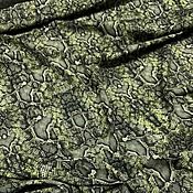 Материалы для творчества handmade. Livemaster - original item Fabric: Artificial Silk Snake. Handmade.
