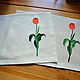 Napkin linen ' Tulip'. Swipe. Embroidery for every taste (embroiderylinen). Online shopping on My Livemaster.  Фото №2