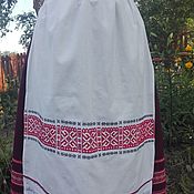 Русский стиль handmade. Livemaster - original item The traditional apron embroidered. Handmade.