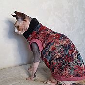 Зоотовары handmade. Livemaster - original item Clothing for cats Sweatshirt 