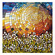 The painting on wood 75x75sm "Sunshine". Pictures. EVAG. Online shopping on My Livemaster.  Фото №2