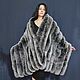 Fur stole made of arctic fox 200h70 cm. Wraps. National Brand. My Livemaster. Фото №4