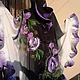 Spring poncho 'Purple Rosalie', Ponchos, Voronezh,  Фото №1