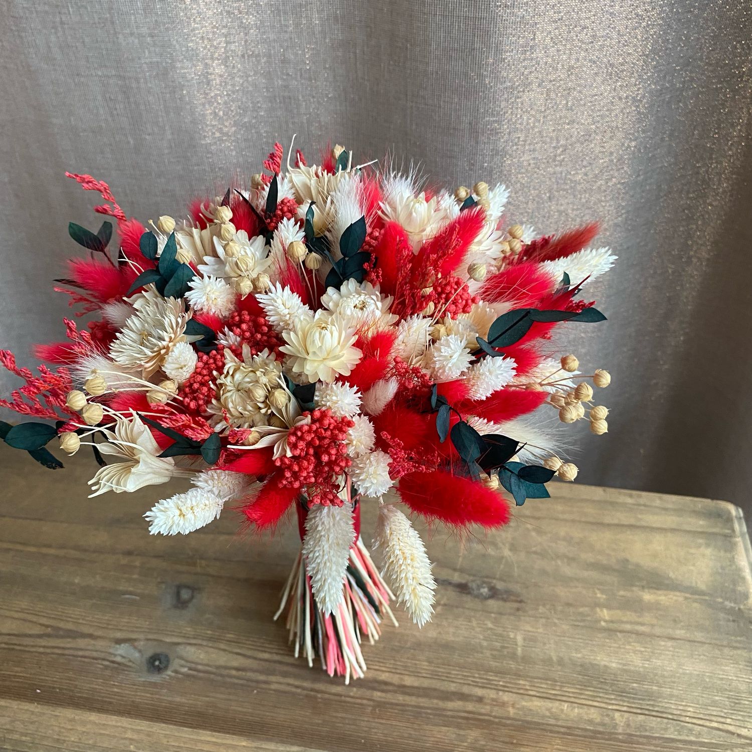 Букет из сухоцветов « Яркий» купить в интернет-магазине Ярмарка ...