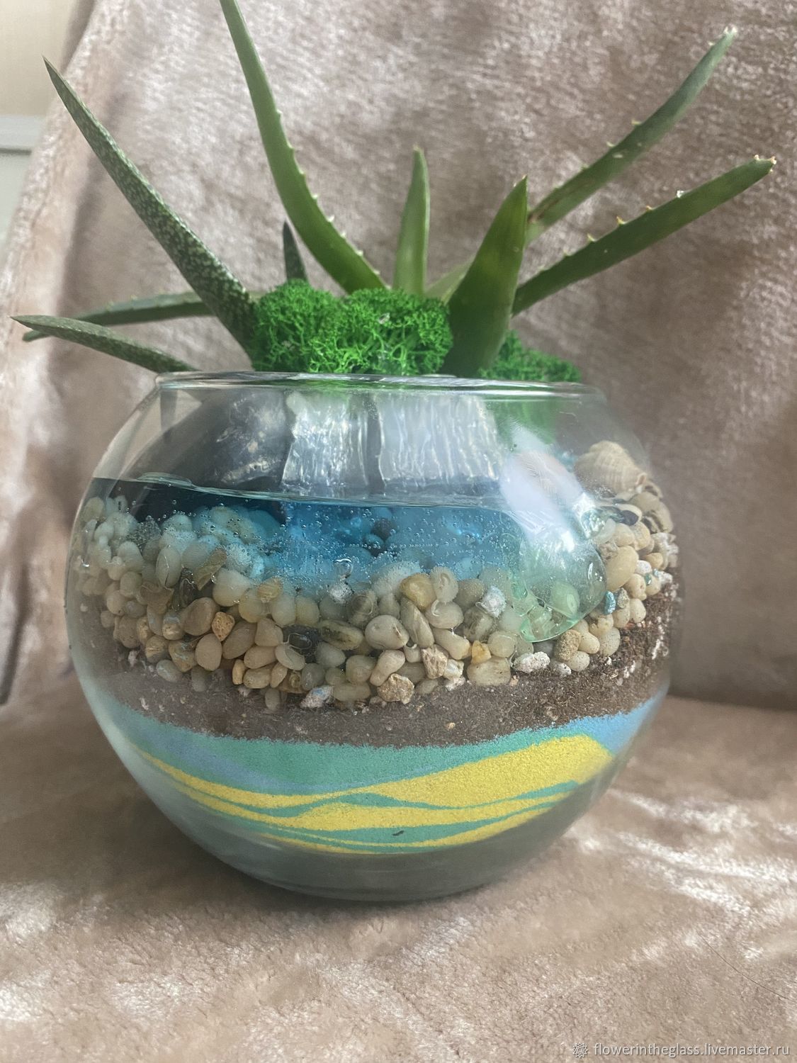 Флорариум маленький с водопадом в интернет-магазине Ярмарка Мастеров по ...