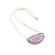Order Pendant with agate 'Lilac Island' pendant on an agate chain. Irina Moro. Livemaster. . Pendants Фото №3