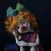 Шарнирная кукла: фарфоровая кукла ручной работы