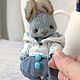 Тедди зверята: милый зайчик тедди миниатюрный teddy bunny. Тедди Зверята. LuckyBearsShop. Ярмарка Мастеров.  Фото №9