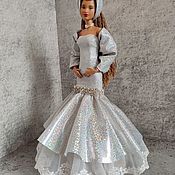 Платье для  куклы Barbie и FR