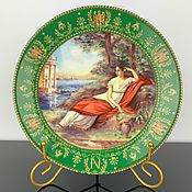 Декоративная, настенная тарелка Limoges Женщины века