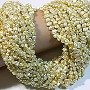 Материалы для творчества handmade. Livemaster - original item Natural pearls (ZHL24). thread. Handmade.