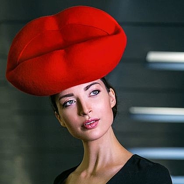 Аксессуары ручной работы. Ярмарка Мастеров - ручная работа Шляпа Губы. Handmade.