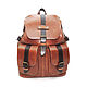  Brown Canyon Leather Backpack Mod. R. 35-602, Backpacks, St. Petersburg,  Фото №1