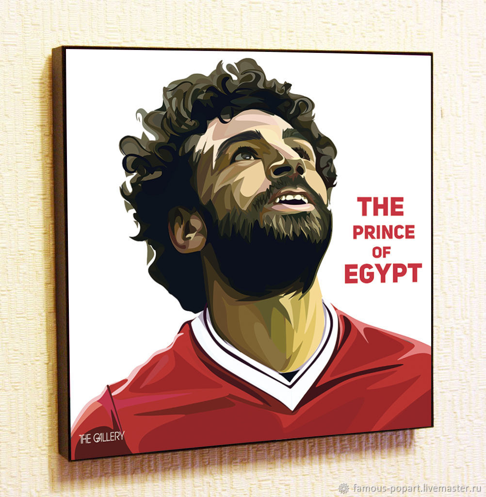 Painting Poster Pop Art Mohamed Salah, Pictures, Moscow,  Фото №1