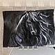 чёрная лошадь, Картины, Киев,  Фото №1