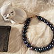 Black pearl bracelet, clasp gold 585 pr. Bead bracelet. felicja. Online shopping on My Livemaster.  Фото №2