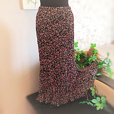 Одежда ручной работы. Ярмарка Мастеров - ручная работа Юбка гофре-жатка. Handmade.