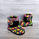 Plush knitted boots for the street, 12.5 cm on the foot, children's shoes. Footwear for childrens. Natalia Derina - Knitted Shoes (denatal). Online shopping on My Livemaster.  Фото №2