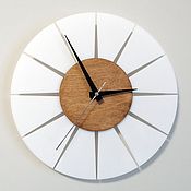Для дома и интерьера handmade. Livemaster - original item Wall clock in Scandinavian style. Handmade.