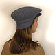 Grey woolen cap, available in size 57-59. Caps1. STUDIO-FELT Katerina Alekseeva. My Livemaster. Фото №6
