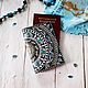 Обложка для паспорта "Морской бриз". Обложка на паспорт. Дари красиво с Akemi.Point.Art. Интернет-магазин Ярмарка Мастеров.  Фото №2