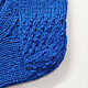 Women's knitted fishnet socks in blue. Socks. izjuminka-. My Livemaster. Фото №4