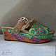 Clogs: Painting on shoes. Clogs 'Mandalay Mandala'. Crogs. Nataly Paler boutique. Online shopping on My Livemaster.  Фото №2