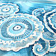 Necklace 'Turquoise Paisley' - batik. Wraps. studiya. Online shopping on My Livemaster.  Фото №2