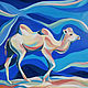 Camel oil painting Oriental fairy tale, Pictures, Moscow,  Фото №1