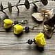  Желтые тюльпаны. Комплекты украшений. Nina-beads (Ninabeads). Ярмарка Мастеров.  Фото №4