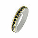 Gold Roll's ring with black diamonds, Rings, Moscow,  Фото №1