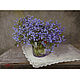 Oil painting forget-me-not ' Unprecedented tenderness bouquet', Pictures, Belorechensk,  Фото №1