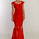 Formal red dress-transformer. Dresses. Evening designer dresses GoldDress. Online shopping on My Livemaster.  Фото №2