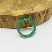Украшения handmade. Livemaster - original item 19 r-r Ring Green Chalcedony (zthh19). Handmade.